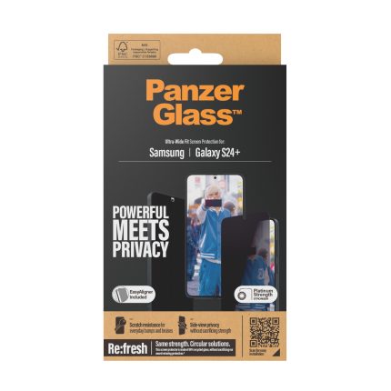 PanzerGlass™ Privacy Screen Protector Samsung Galaxy S24 Plus | Ultra-Wide Fit wA – Mobit.gr