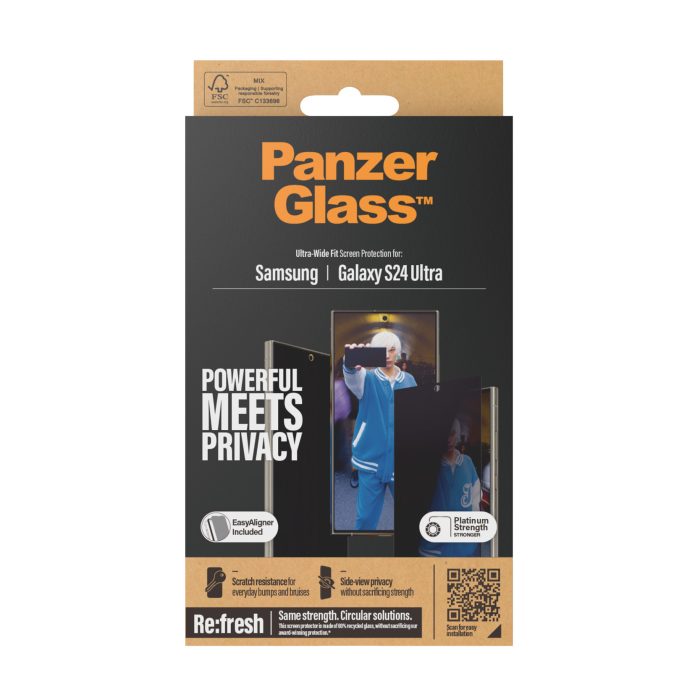 PanzerGlass™ Privacy Screen Protector Samsung Galaxy S24 Ultra | Ultra-Wide Fit wA – Mobit.gr