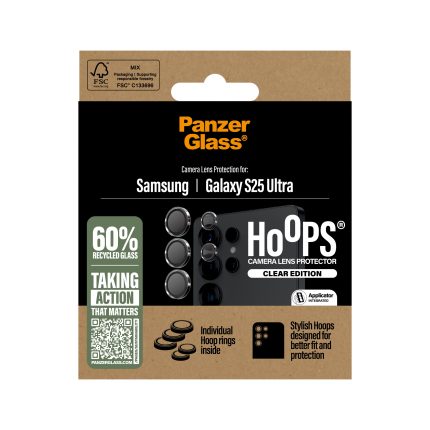 PanzerGlass® Hoops® Transparent Lens Protector Samsung Galaxy S25 Ultra – Mobit.gr