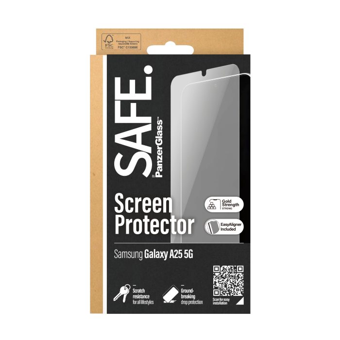 SAFE. by PanzerGlass™ Screen Protector Samsung Galaxy A25 5G | Ultra-Wide Fit – Mobit.gr