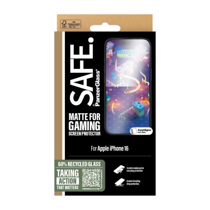 SAFE. by PanzerGlass® Gaming Screen Protector Apple | iPhone 16/iPhone 15 | Ultra-Wide Fit – Mobit.gr