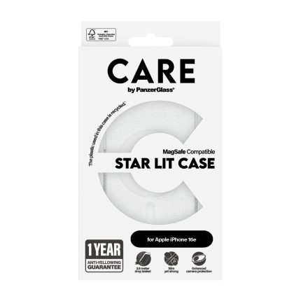 CARE by PanzerGlass® Flagship Case Urban Combat Star Lit w. White MagSafe iPhone 16e – Mobit.gr