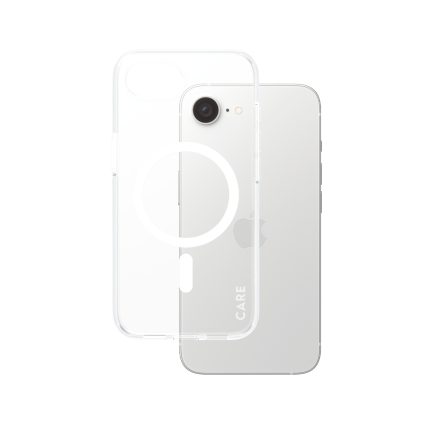 CARE by PanzerGlass® Flagship Case Transparent Urban Combat w. White MagSafe iPhone 16e – Mobit.gr
