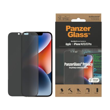 PanzerGlass™ Privacy Screen Protector Apple iPhone 14 | 13 | 13 Pro | Ultra-Wide Fit – Mobit.gr