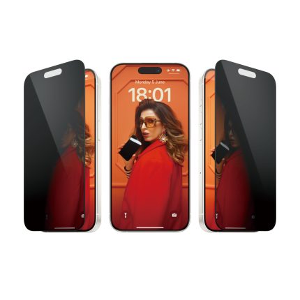 PanzerGlass™ Privacy Screen Protector iPhone 15 Pro | Ultra-Wide Fit w. EasyAligner – Mobit.gr