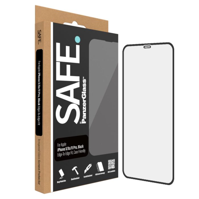 SAFE. by PanzerGlass Screen Protector Apple iPhone X | Xs | 11 Pro | Edge-to-Edge – Mobit.gr