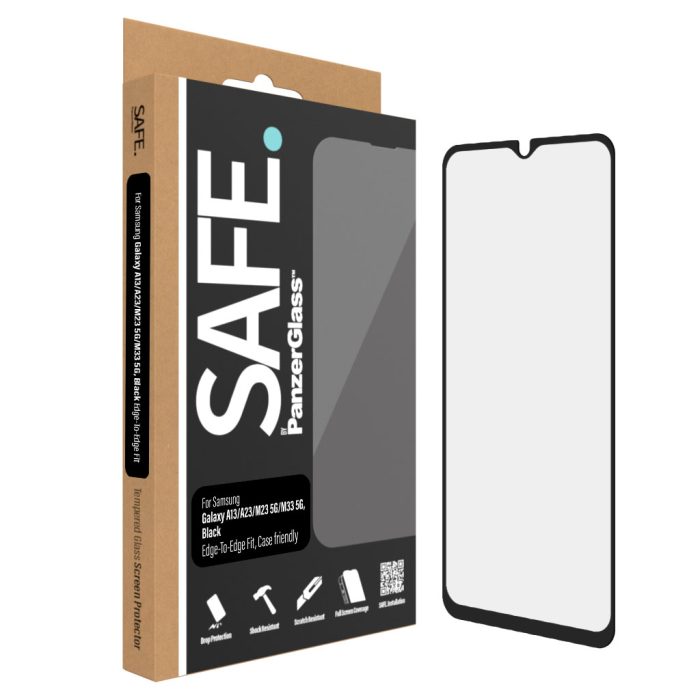 SAFE. by PanzerGlass Samsung Galaxy A13 | A23 | M13 | M23 5G | M33 5G | A23 5G | Screen Protector Glass – Mobit.gr