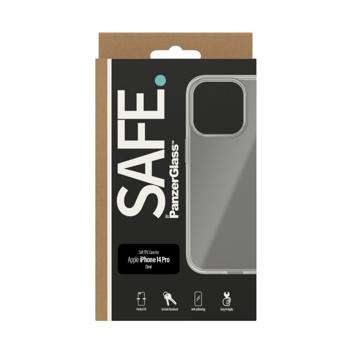 SAFE. by PanzerGlass TPU Case Apple iPhone 14 Pro | Transparent – Mobit.gr