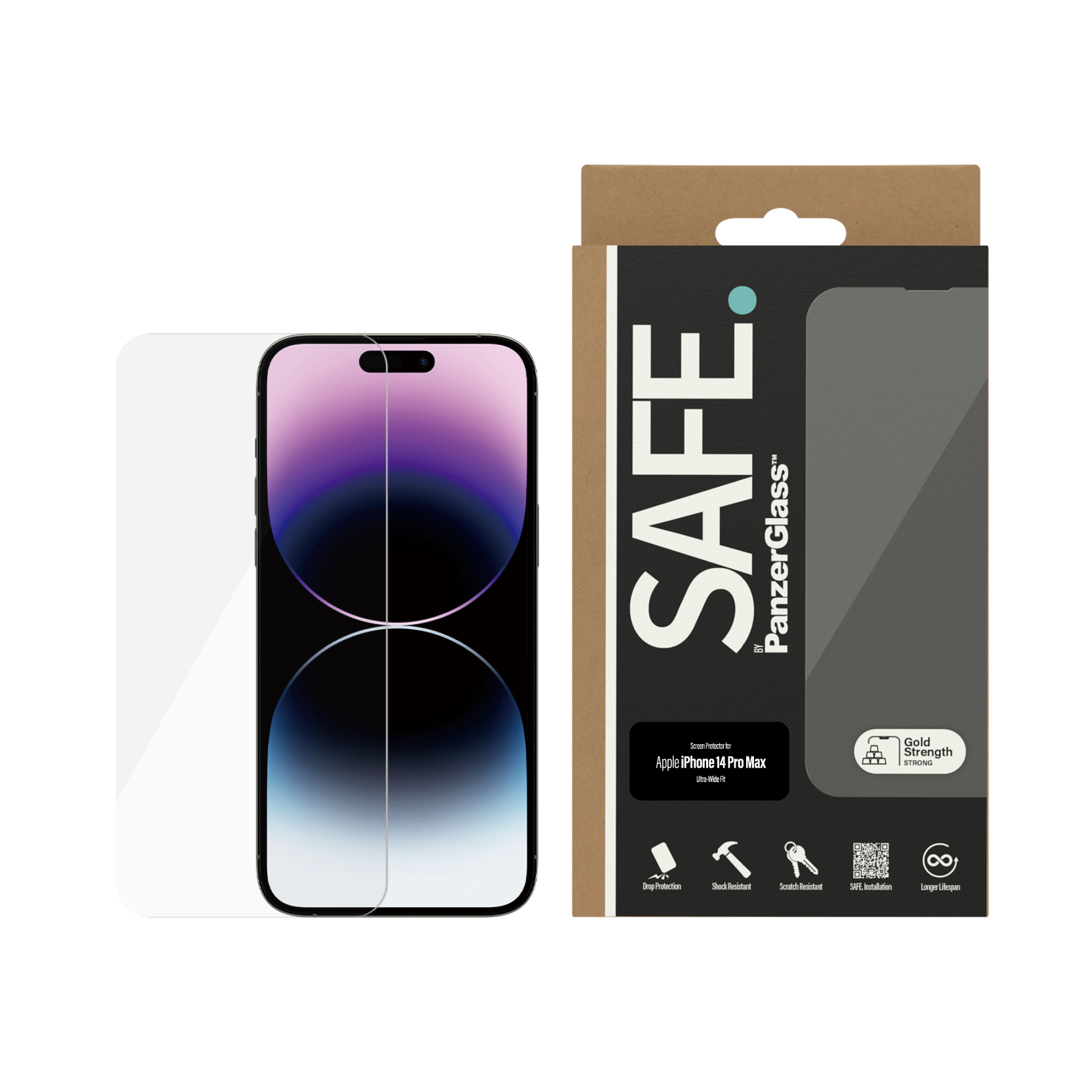 safe95176_02 SAFE. by PanzerGlass Screen Protector Apple iPhone 14 Pro Max | Ultra-Wide Fit – Mobit.gr