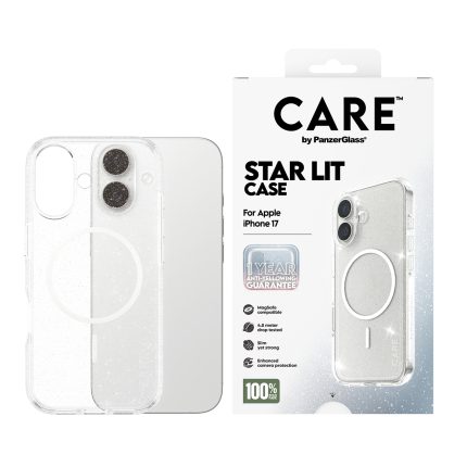 CARE by PanzerGlass® Flagship Case Urban Explorer Star Lit w. White MagSafe iPhone 17 – Mobit.gr