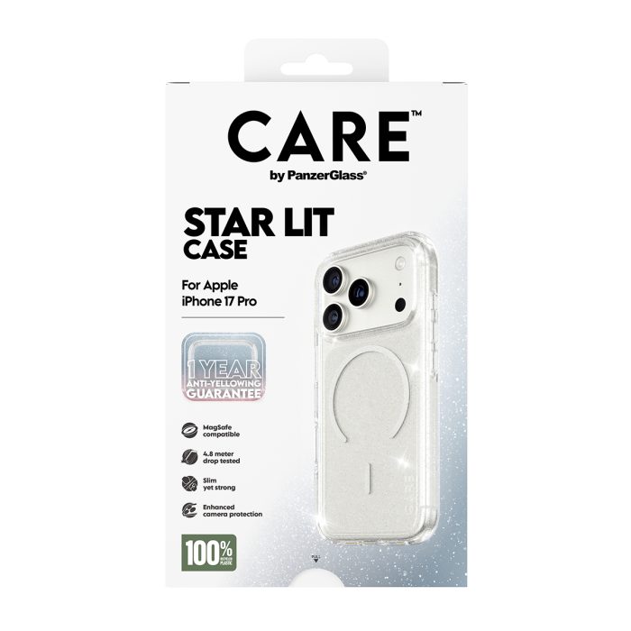CARE by PanzerGlass® Flagship Case Urban Explorer Star Lit w. White MagSafe iPhone 17 Pro – Mobit.gr
