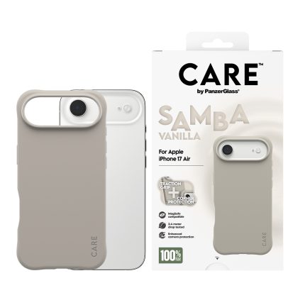 CARE by PanzerGlass® Fashionable Case Samba Vanilla w. MagSafe iPhone 17 Air – Mobit.gr
