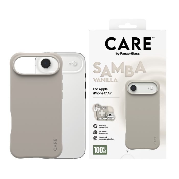 CARE by PanzerGlass® Fashionable Case Samba Vanilla w. MagSafe iPhone 17 Air – Mobit.gr
