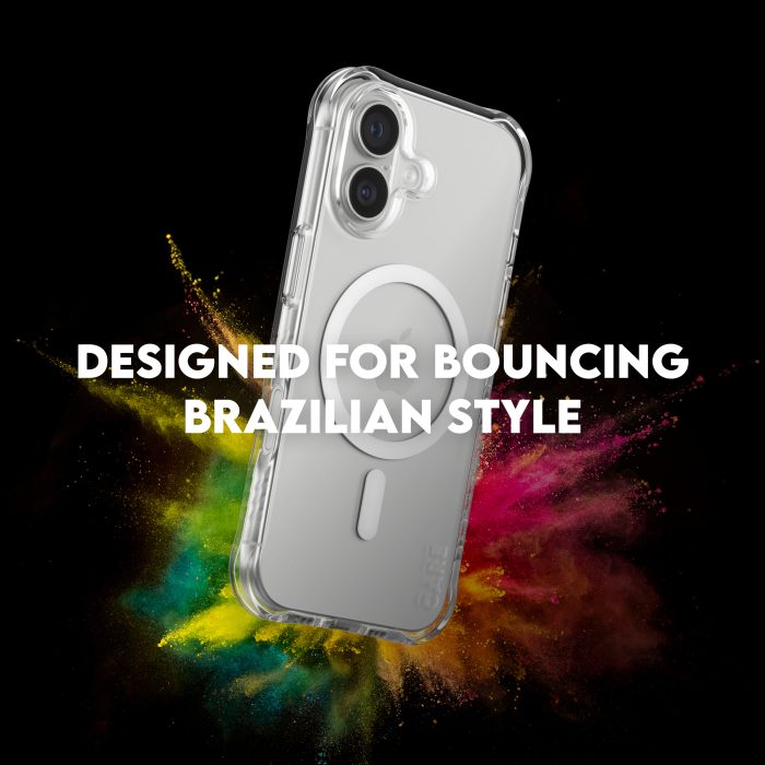 CARE by PanzerGlass® Fashionable Case Samba Transparent w. White MagSafe iPhone 17 – Mobit.gr