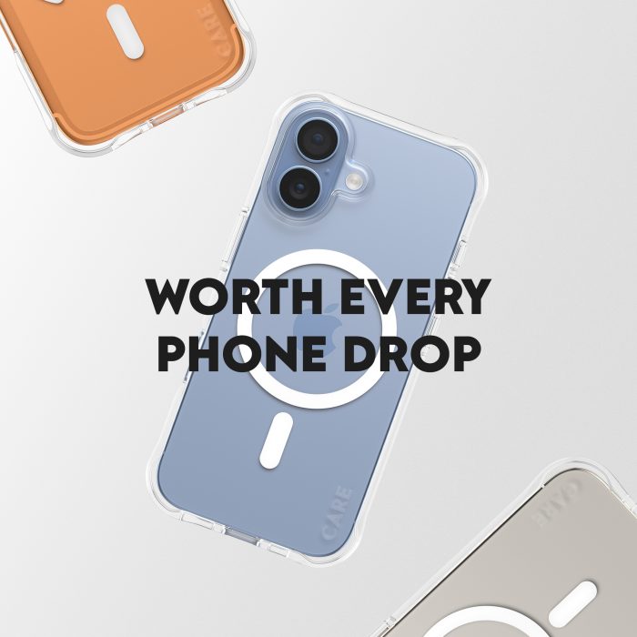 CARE by PanzerGlass® Fashionable Case Samba Transparent w. White MagSafe iPhone 17 – Mobit.gr