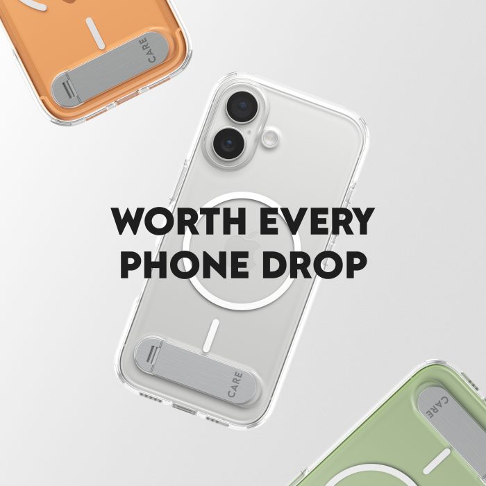 CARE by PanzerGlass® Feature Case Transparent w. Kickstand & MagSafe iPhone 17 – Mobit.gr