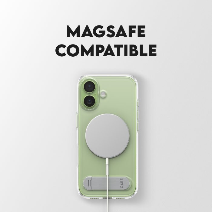 CARE by PanzerGlass® Feature Case Transparent w. Kickstand & MagSafe iPhone 17 – Mobit.gr