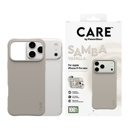 CARE by PanzerGlass® Fashionable Case Samba Vanilla w. MagSafe iPhone 17 Pro Max – Mobit.gr