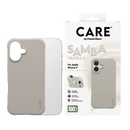 CARE by PanzerGlass® Fashionable Case Samba Vanilla w. MagSafe iPhone 17 – Mobit.gr