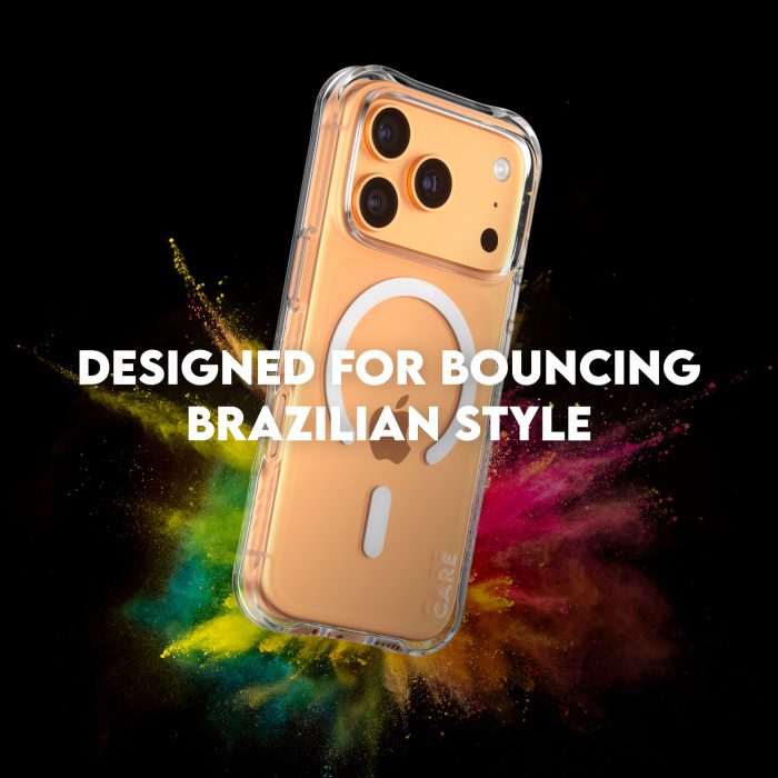 CARE by PanzerGlass® Fashionable Case Samba Transparent w. White MagSafe iPhone 17 Pro – Mobit.gr