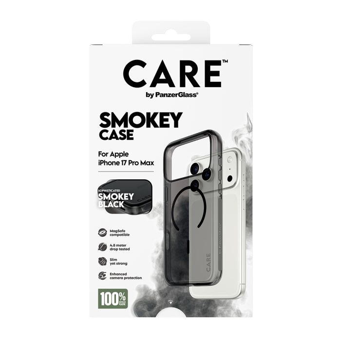 CARE by PanzerGlass® Flagship Case Urban Explorer Smokey w. Black MagSafe iPhone 17 Pro Max – Mobit.gr