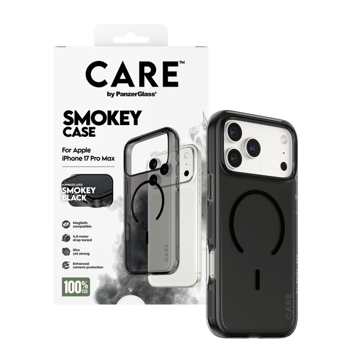CARE by PanzerGlass® Flagship Case Urban Explorer Smokey w. Black MagSafe iPhone 17 Pro Max – Mobit.gr