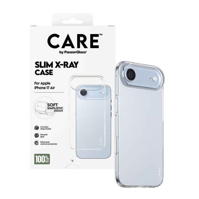 CARE by PanzerGlass Fashionable Case Transparent X-Ray Soft Basic iPhone 17 Air – Mobit.gr
