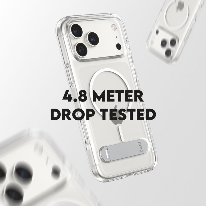 CARE by PanzerGlass® Feature Case Transparent w. Kickstand & MagSafe iPhone 17 Pro Max – Mobit.gr