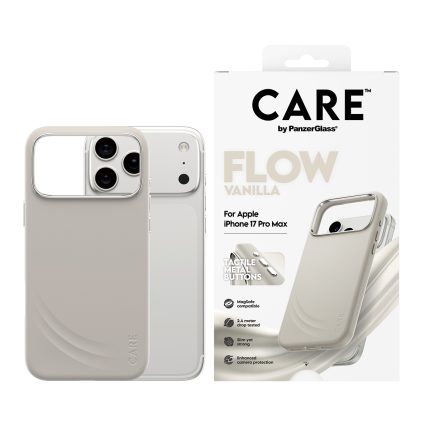 CARE by PanzerGlass® Feature FLOW Case Vanilla w. MagSafe iPhone 17 Pro Max – Mobit.gr