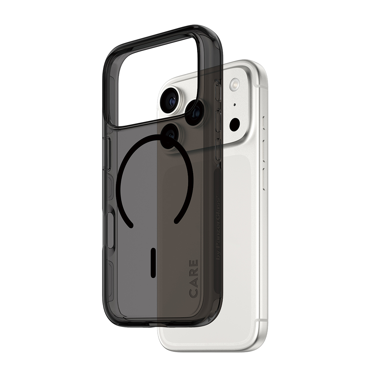 CR68423_01 CARE by PanzerGlass® Flagship Case Urban Explorer Smokey w. Black MagSafe iPhone 17 Pro – Mobit.gr