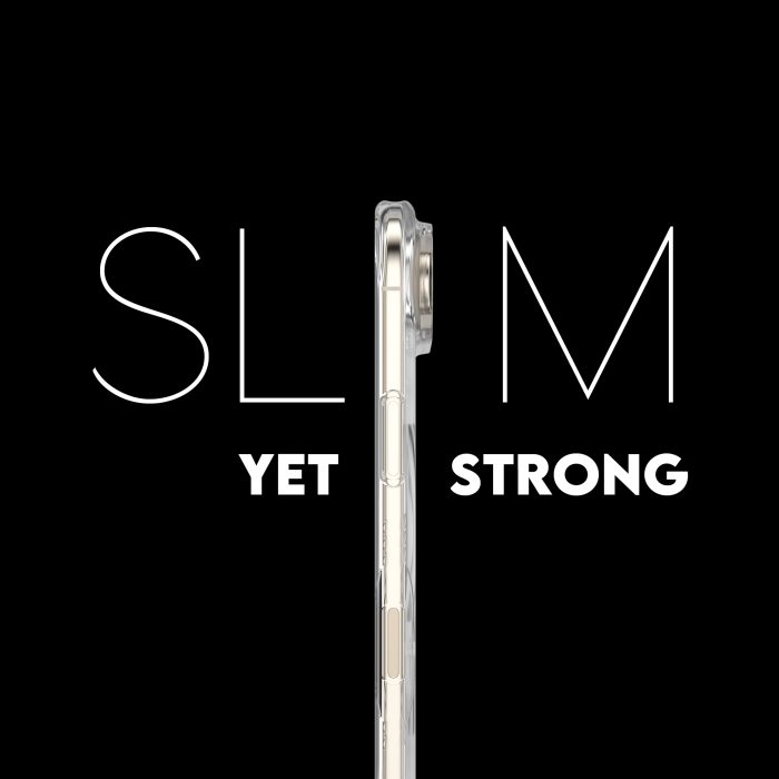 CARE by PanzerGlass® Fashionable Case Samba Transparent w. White MagSafe iPhone 17 Air – Mobit.gr