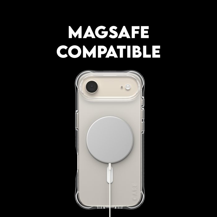 CARE by PanzerGlass® Fashionable Case Samba Transparent w. White MagSafe iPhone 17 Air – Mobit.gr