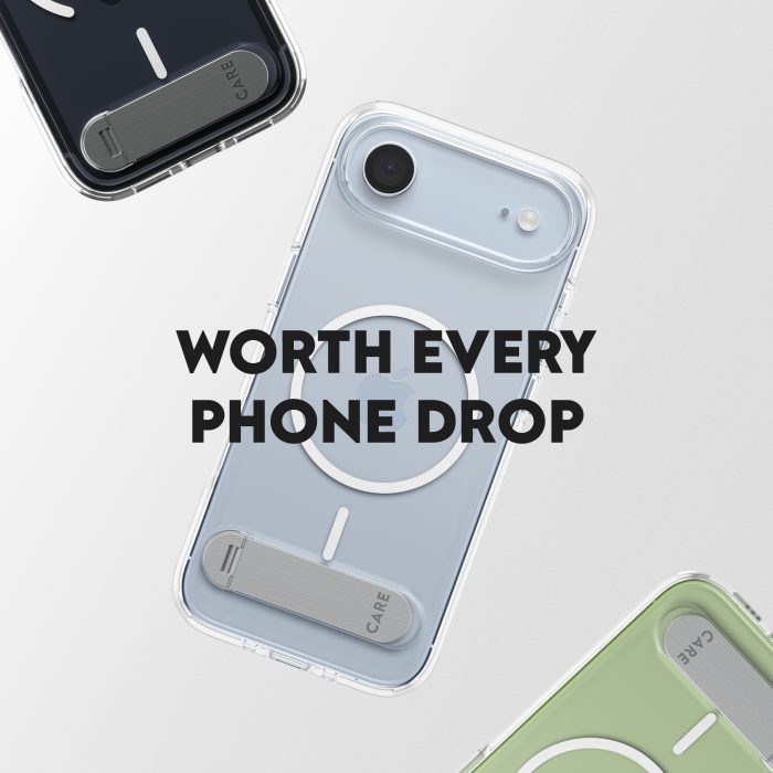 CARE by PanzerGlass® Feature Case Transparent w. Kickstand & MagSafe iPhone 17 Air – Mobit.gr