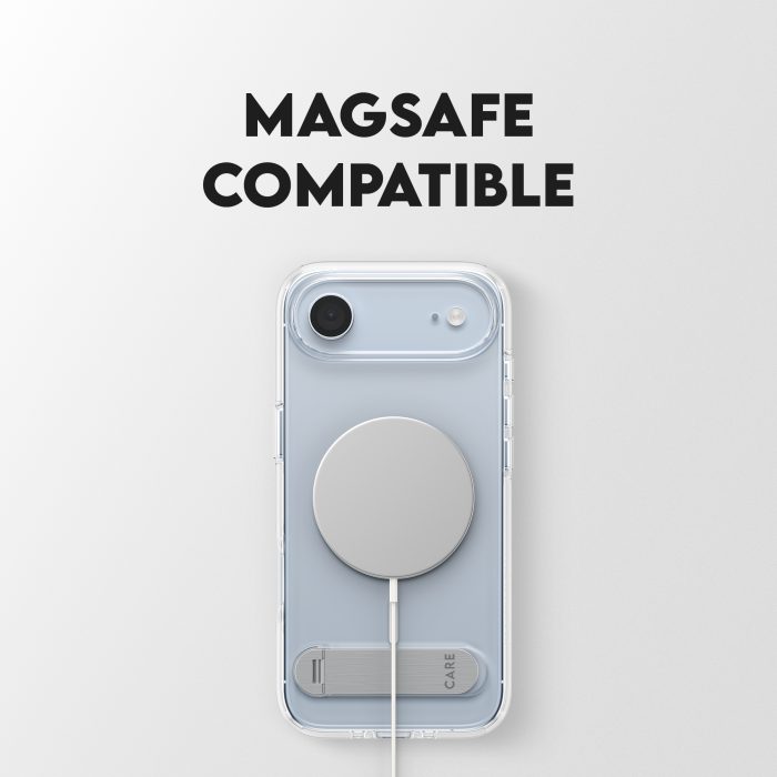 CARE by PanzerGlass® Feature Case Transparent w. Kickstand & MagSafe iPhone 17 Air – Mobit.gr