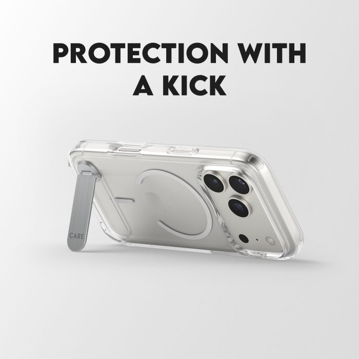 CARE by PanzerGlass® Feature Case Transparent w. Kickstand & MagSafe iPhone 17 Pro – Mobit.gr