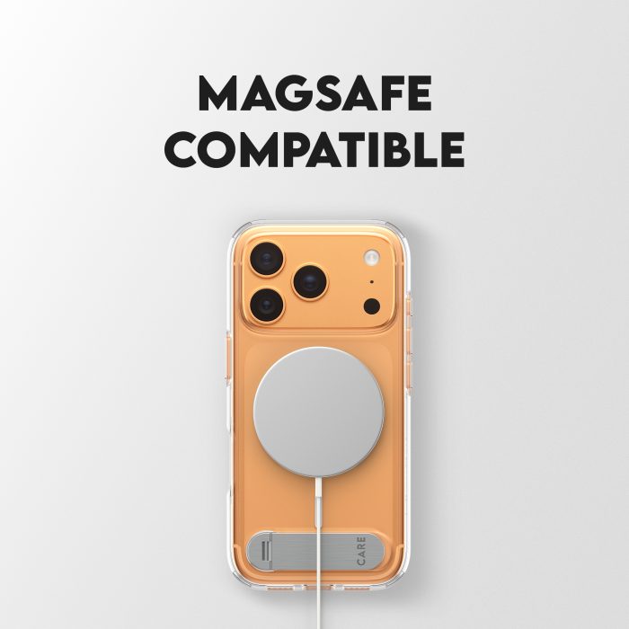 CARE by PanzerGlass® Feature Case Transparent w. Kickstand & MagSafe iPhone 17 Pro – Mobit.gr