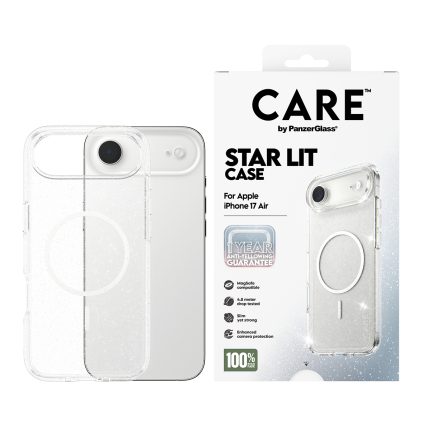 CARE by PanzerGlass® Flagship Case Urban Explorer Star Lit w. White MagSafe iPhone 17 Air – Mobit.gr