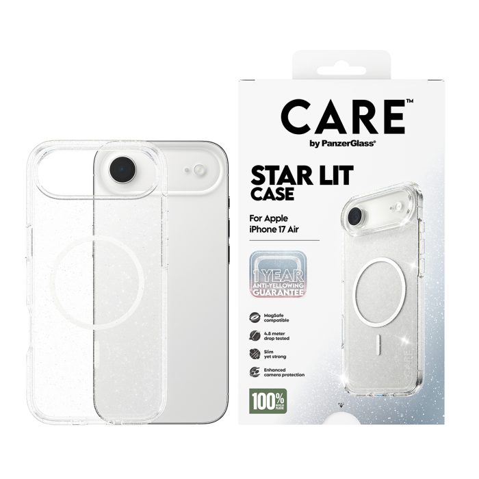 CARE by PanzerGlass® Flagship Case Urban Explorer Star Lit w. White MagSafe iPhone 17 Air – Mobit.gr