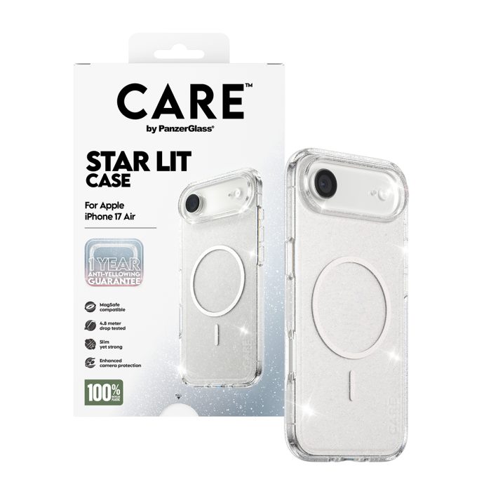 CARE by PanzerGlass® Flagship Case Urban Explorer Star Lit w. White MagSafe iPhone 17 Air – Mobit.gr