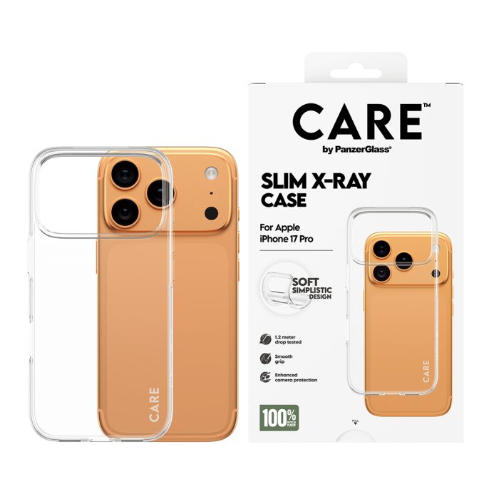 CARE by PanzerGlass® Fashionable Case Transparent X-Ray Soft Basic iPhone 17 Pro Max – Mobit.gr