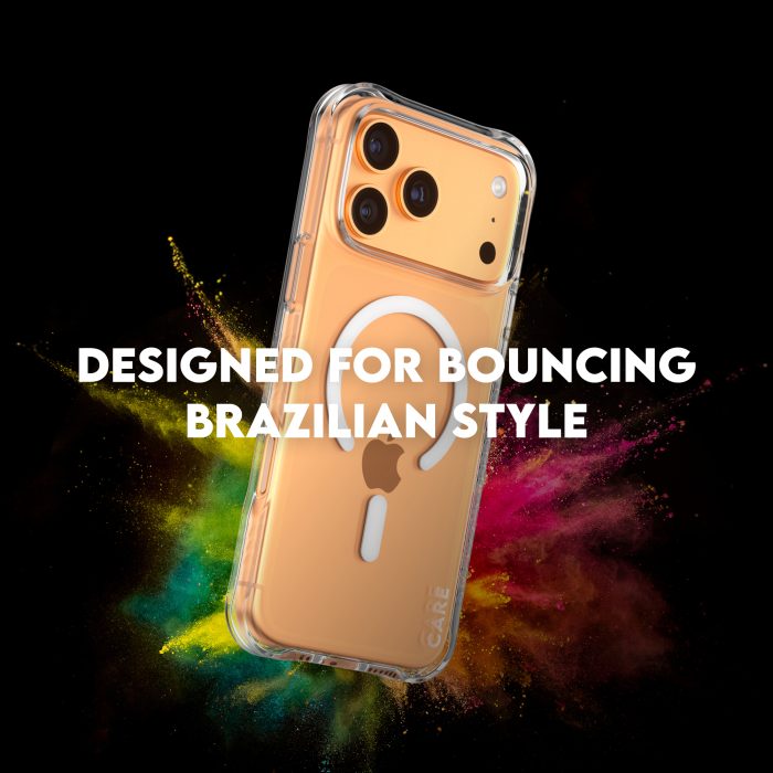 CARE by PanzerGlass® Fashionable Case Samba Transparent w. White MagSafe iPhone 17 Pro Max – Mobit.gr