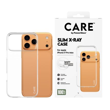 CARE by PanzerGlass® Fashionable Case Transparent X-Ray Soft Basic iPhone 17 Pro Max – Mobit.gr