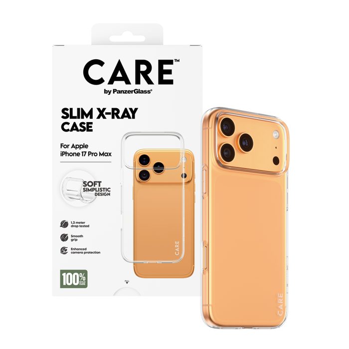 CARE by PanzerGlass® Fashionable Case Transparent X-Ray Soft Basic iPhone 17 Pro Max – Mobit.gr