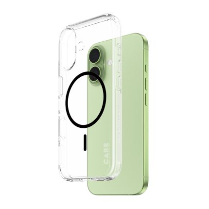 CARE by PanzerGlass® Flagship Case Transparent Urban Explorer w. Black MagSafe iPhone 17 – Mobit.gr