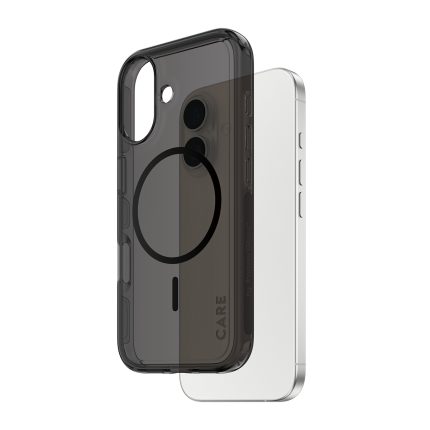 CARE by PanzerGlass® Flagship Case Urban Explorer Smokey w. Black MagSafe iPhone 17 – Mobit.gr