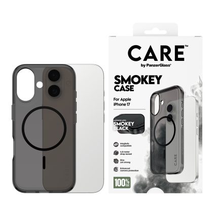 CARE by PanzerGlass® Flagship Case Urban Explorer Smokey w. Black MagSafe iPhone 17 – Mobit.gr