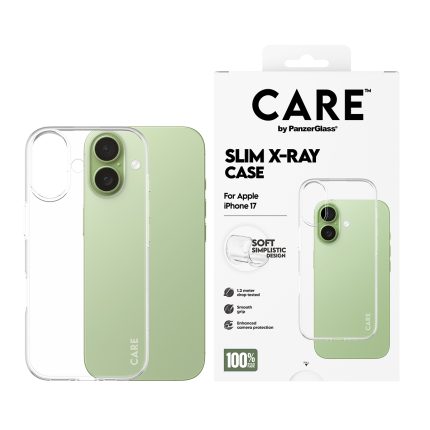 CARE by PanzerGlass Fashionable Case Transparent X-Ray Soft Basic iPhone 17 – Mobit.gr
