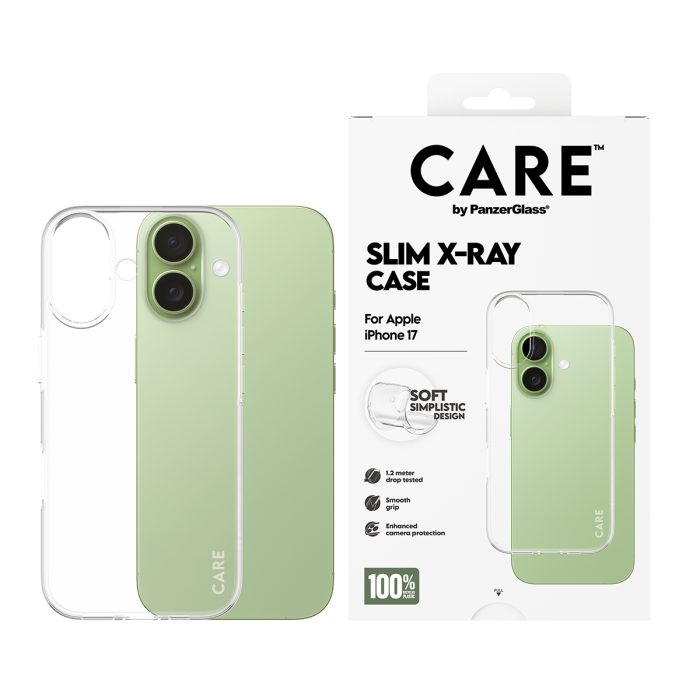 CARE by PanzerGlass Fashionable Case Transparent X-Ray Soft Basic iPhone 17 – Mobit.gr
