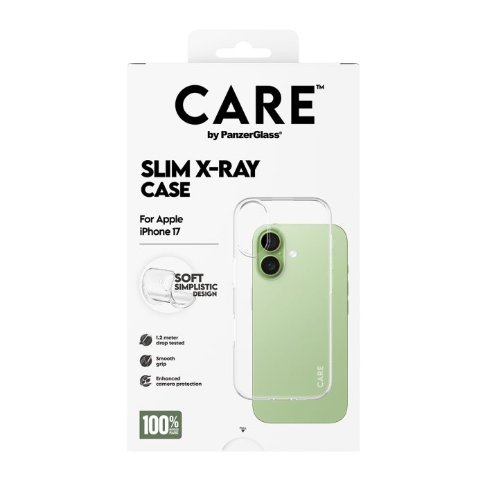 CARE by PanzerGlass Fashionable Case Transparent X-Ray Soft Basic iPhone 17 – Mobit.gr