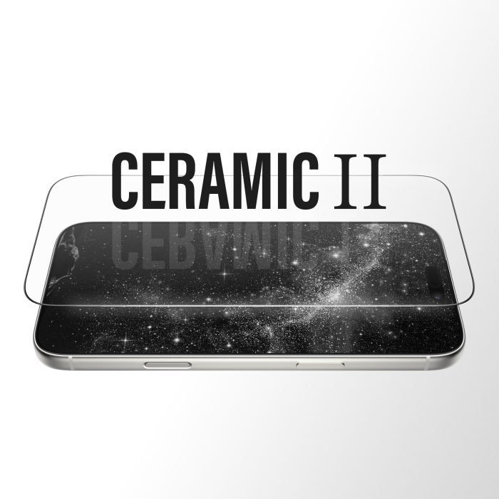 PanzerGlass® Ceramic II Screen Protector iPhone 17 Pro Max | Ultra-Wide Fit w. EasyAligner – Mobit.gr